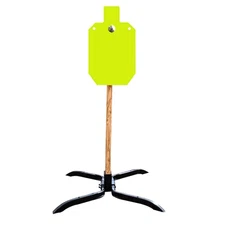 Target Stand System AR500 Steel Target Complete Kit -12" x 20" x 3/8" Silhoue...