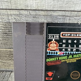 Donkey Kong Jr. Matem&aacute;ticas (Nintendo Entertainment System NES, 1985) 5 tornillos probados