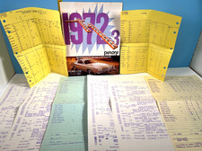 1972 Detroit Pistons Basketball Program w/Playbook Scouting Papers v Buffalo