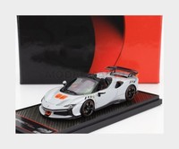 Bbr-Models BBRC286C Ferrari SF90 XX Stradale Spider 2024, Bianco Artico - WHI