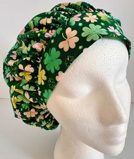 St. Patrick s Day Print Size Medium Medical Bouffant Scrub Cap Surgery Hat