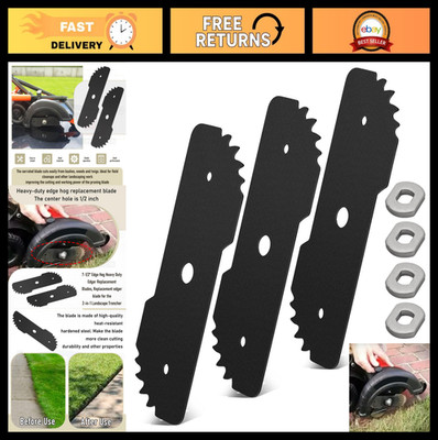 3 Pack Heavy Duty 7.5'' Edger Replacement Blades for Lawn Trimmers - Compatible w