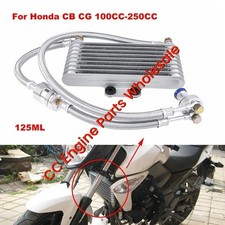 Kit de radiador de refrigeración enfriador de aceite de motocicleta 125 ml para Honda CB CG 100CC - 250CC