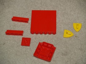 Lego City Fire Station 7240 - replacement pieces w/ stickers