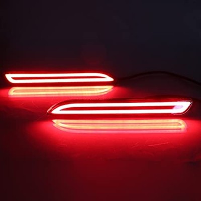 ECAHAYAKU LED Rear Bumper Reflector Tail Lights For Toyota Camry Rav4 Sienna Av