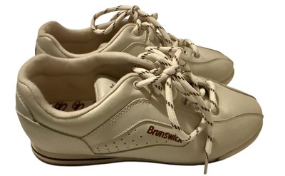 Shoes Sneakers Bowling Brunswick Capri II Leather Women's Size 7 Comfort Vintage