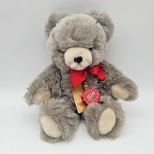 Vintage 12" Hermann Original Teddy Bear Gray W/Tags