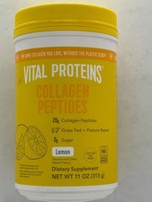 Vital Proteins Collagen Peptides 11oz. Lemon, Exp 6/2026, FREE SHIPPING 