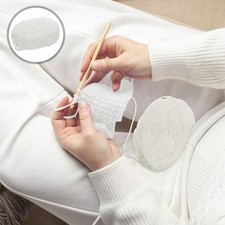 6pcs Milk Cotton Yarn  Soft Skeins  Crochet Yarn Kit - 5 Strands Knitting