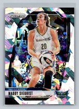 2024 Panini Prizm WNBA #94 Maddy Siegrist Ice Prizms