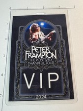 PETER FRAMPTON Commemorative 2024 VIP Backstage Pass & Lanyard