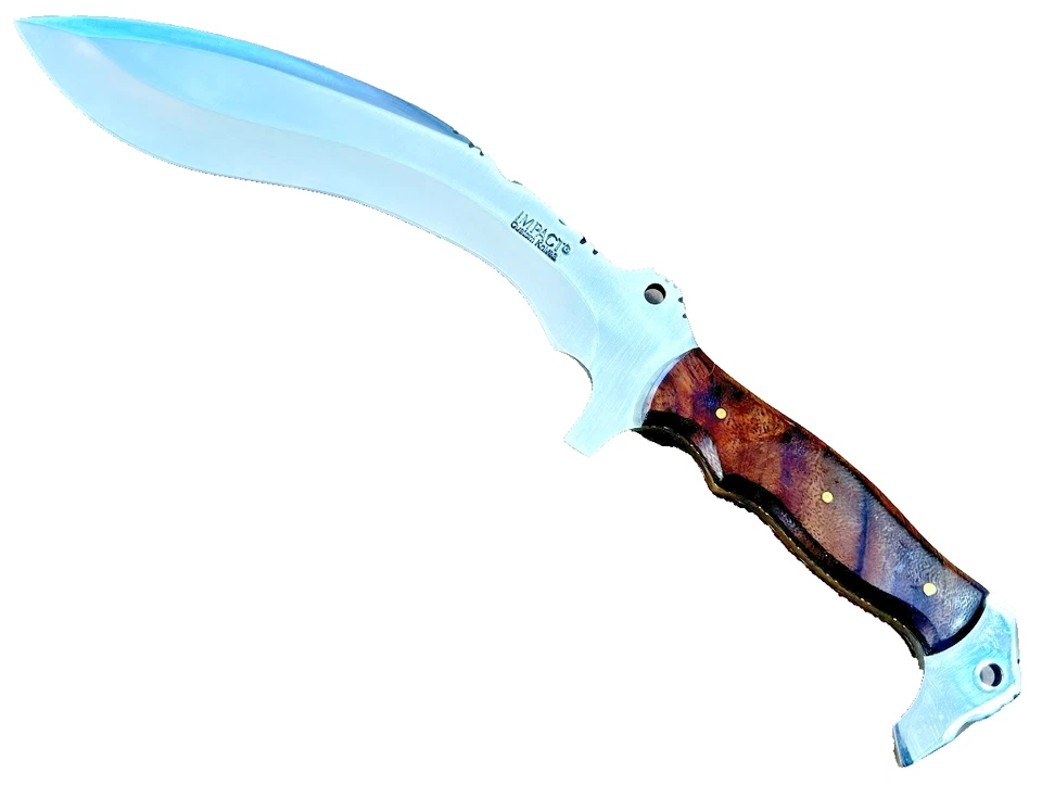 Cubiertos de impacto cuchillo de hoja fija personalizado Kukri SIN USAR 14" cuchillos de daga de combate Foto 2 de 4