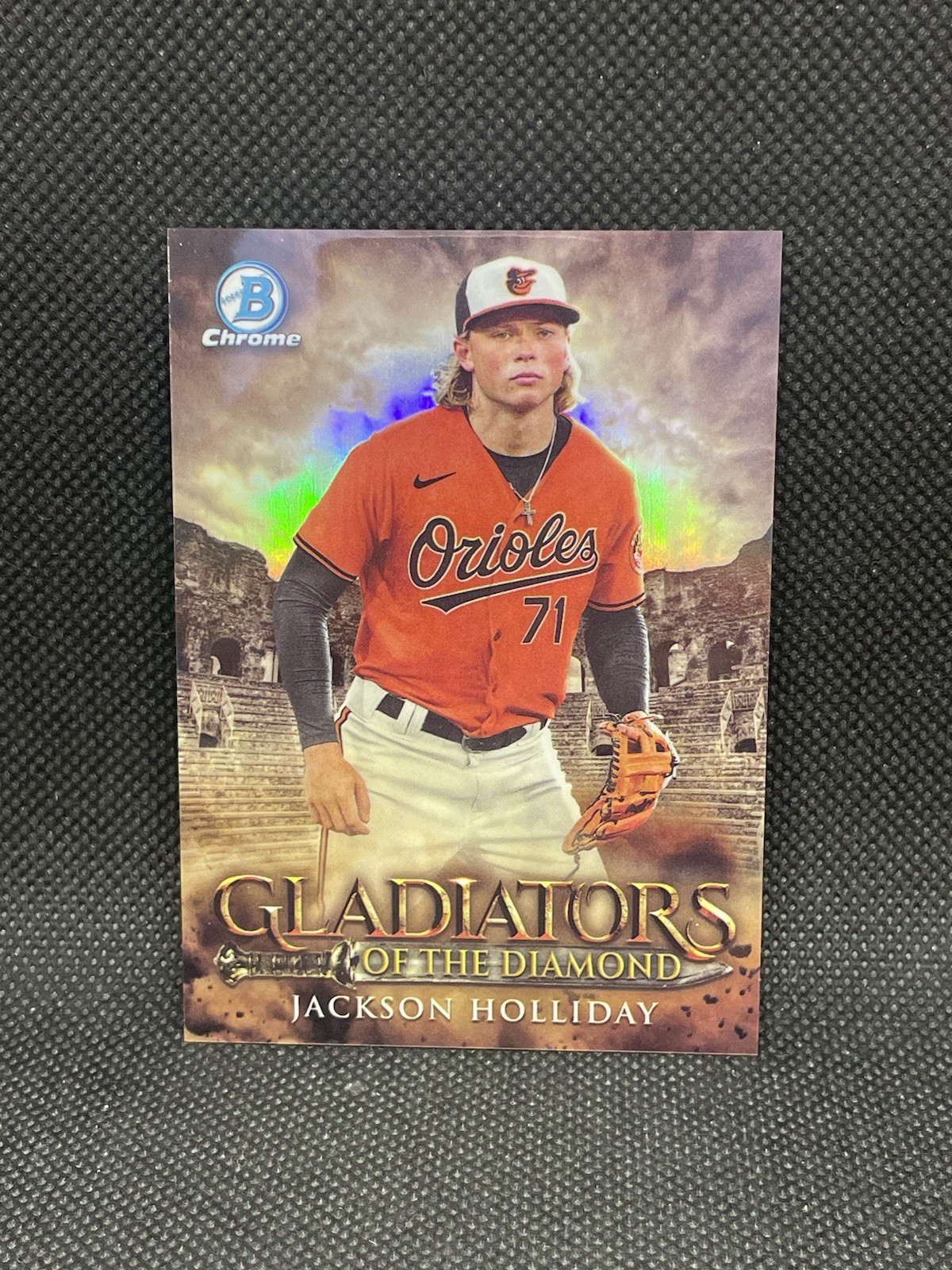 Jackson Holliday 2024 Bowman Gladiators of the Diamond Case Hit #GOTD-6 Orioles