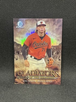 Jackson Holliday 2024 Bowman Gladiators of the Diamond Case Hit #GOTD-6 Orioles