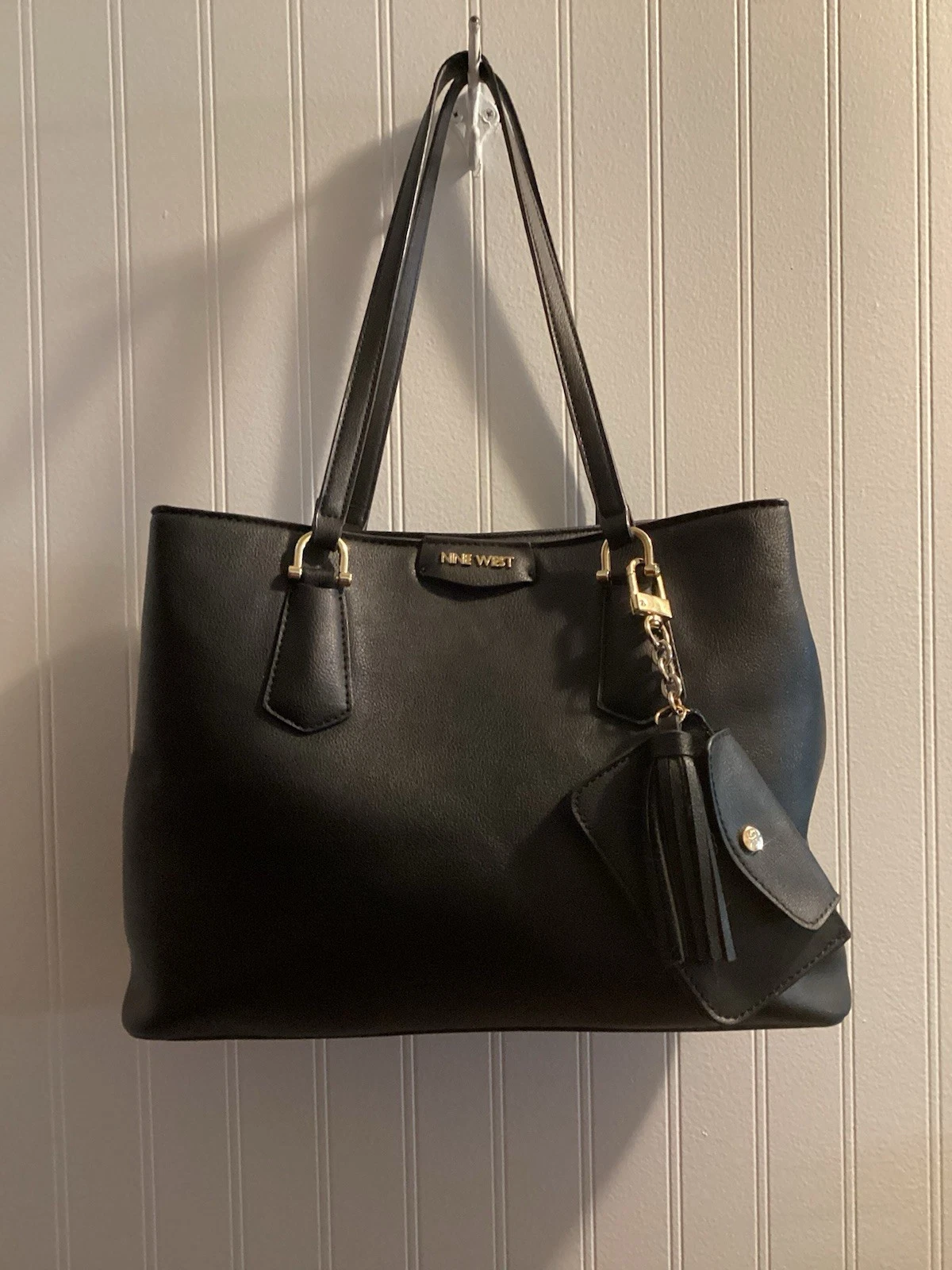 Nine West Faux Leather Purse With Coin Purse & Tassel NWOT