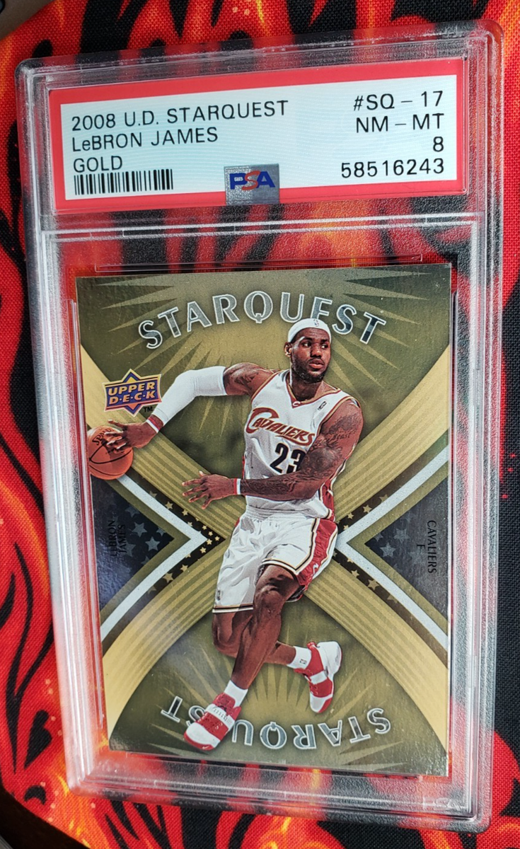 2008-09 Upper Deck - Starquest LeBron James #SQ-17 Gold Ultra Rare