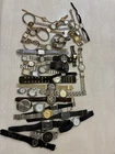 Lot Of 44 Seiko Bulova Fossil Relic Nine West Citizen Lorus For Parts Or Repair