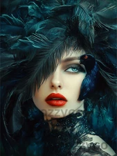 Printable Wall Art - Digital Photo Portrait, Abstract Wall Print-First Home Gift