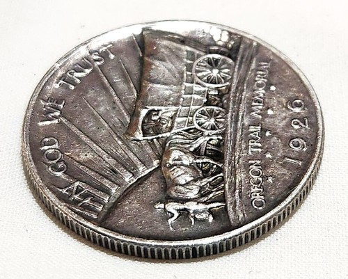1926S Half Dollar 900 Silver Oregon Trail Native American Indian Chief Coin - Picture 9 of 13