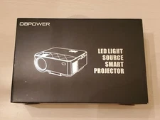 DBPOWER LED LIGHT SOURCE SMART PROJECTOR - BRAND NEW IN BOX