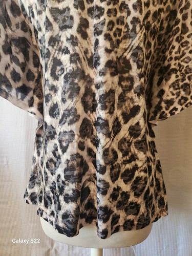 INC International Concepts Womens Animal Print Top Size Small - Picture 8 of 11