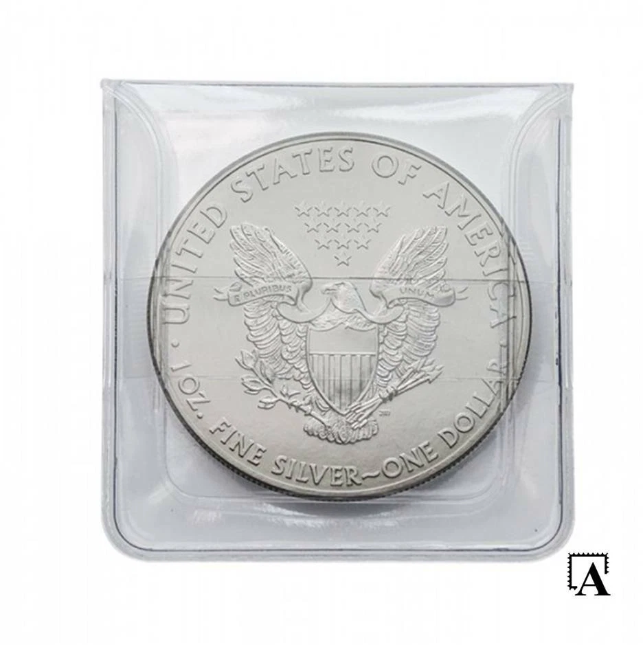 Lindner Münzhüllen Münz Hüllen Taschen 50x50mm f.Münzen bis 46mm Menge wählen