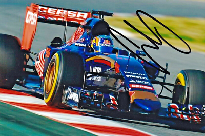 Carlos Sainz F1 Driver hand autographed 6x4 photo Scuderia