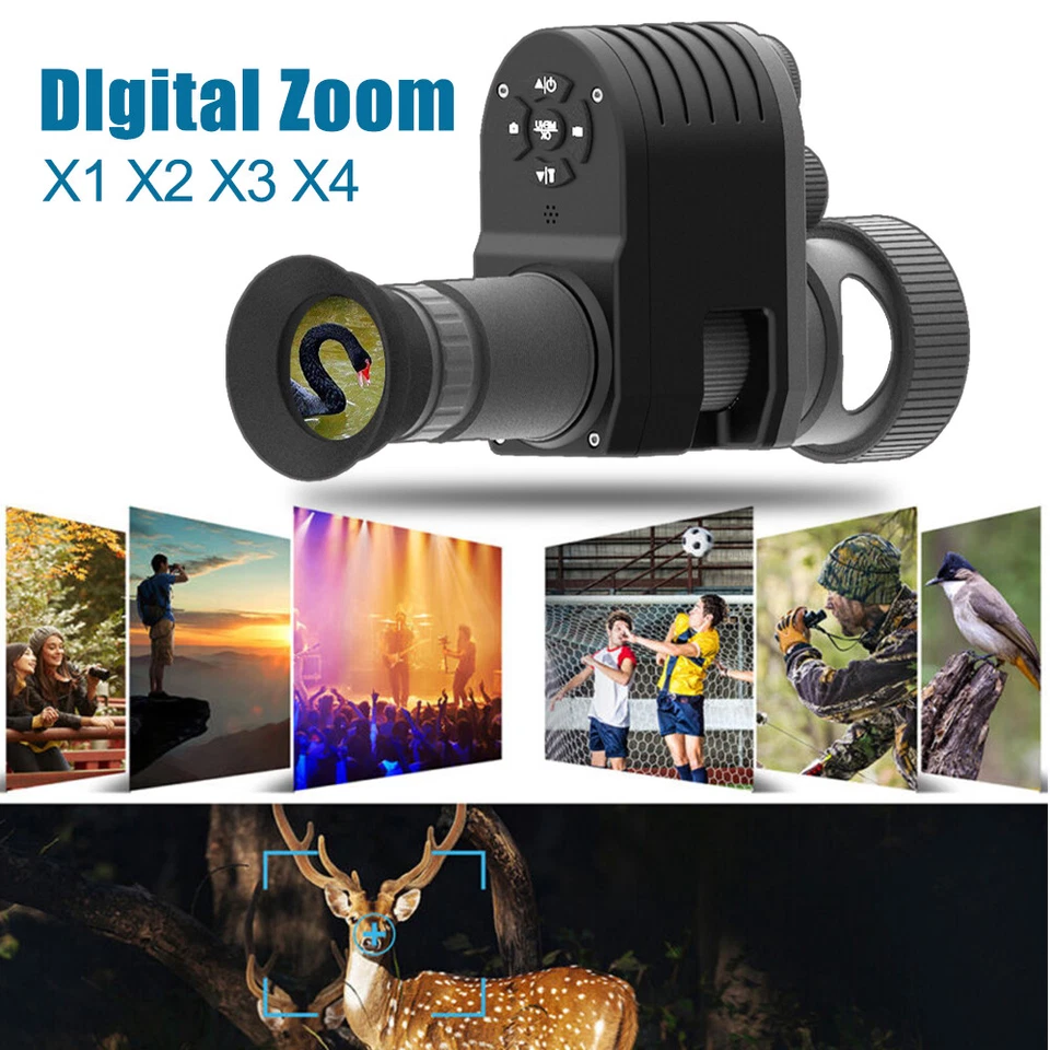 Megaorei IR Nachtsichtgerät Nachtsicht Jagd Zielfernrohr Kamera Camcorder Record - Bild 2 von 4