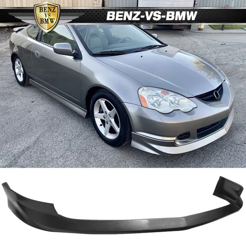 Fits 02-04 Acura RSX DC5 A Spec Front Bumper Lip Spoiler Unpainted Black PU
