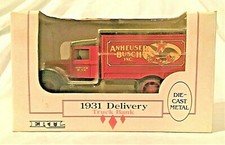 ERTL ANHEUSER-BUSH DIE-CAST COIN BANK 1931 HAWKEYE DELIVERY TRUCK  2362