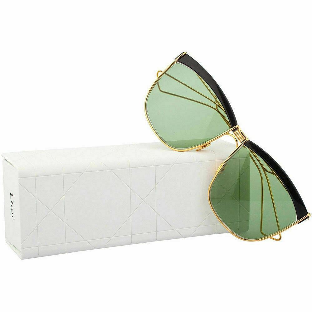 Christian Dior My Dior3N サングラス Christian Dior So Electric MY2DJ 58 Gold Black Green New