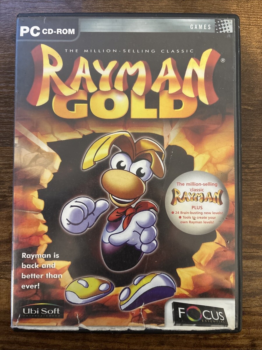 RAYMAN GOLD - PC CD-ROM Game - Focus Multimedia Ubi Soft