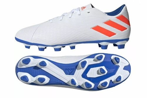 Brand New Size 11 Adidas Nemeziz Messi 19 4 Fg M White Blue F Ebay Brand New Size 11 Adidas Nemeziz Messi 19 4 Fg M White Blue F Ebay
