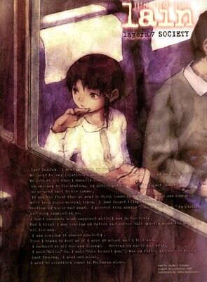 Serial Experiments Lain Poster Yoshitoshi ABe Layer:07 SOCIETY Illustration  | eBay