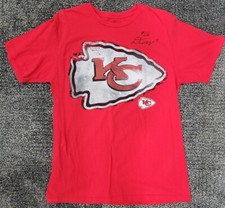 SIGNED Damien Williams Large Majestic Kansas City Chiefs T-Shirt Red Autographed