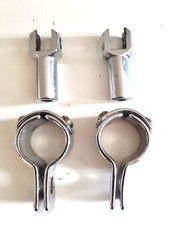 Harley Davidson -  1"-1.25" Engine Guard Clamp On Highway Foot Pegs Mount Kit