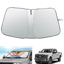 For Ford F250 F350 F450 17-24 Car Windshield  Front Window Sun Visor Shade Cover