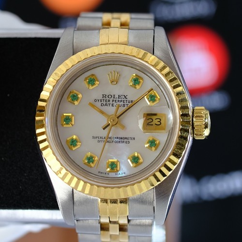 Rolex Womens Datejust Watch Gold 