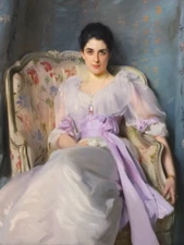 Portrait of Lady Agnew of Lochnaw 1892 John Singer Sargent Painting Poster Print