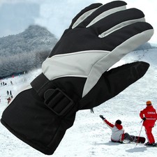 Men's Winter Warm Waterproof Snow Motorcycle Snowmobile Snowboard Ski Gloves