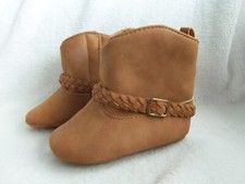 Toddler Boys or Girls CARTER'S Brown Boots Shoes - 5" Long