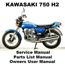 H2 750 MACH IV SS Owners Workshop Service Repair Parts List Manuals PDF Files
