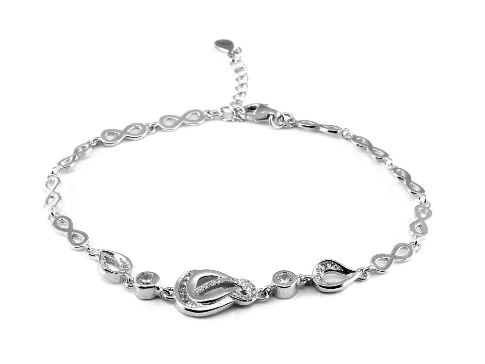 Ladies silver bracelets online deals