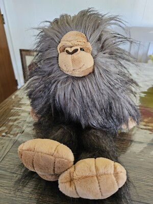 Wishpets Sasquatch Bigfoot Gray Brown Plush Stuffed Animal 14-16