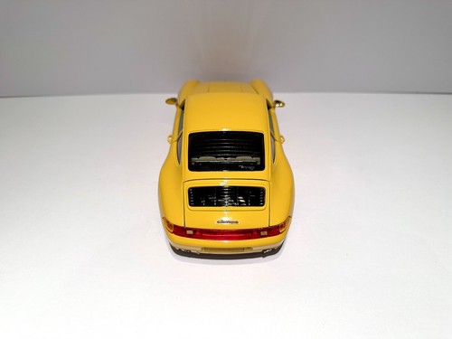 Burago 1993 Porsche 911 Carrera 993 Yellow 1/18 Scale Model Car READ DESC. - Picture 9 of 14