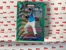 2021panini prizm baseball green wave prizim jorge guzman #27 Rookie