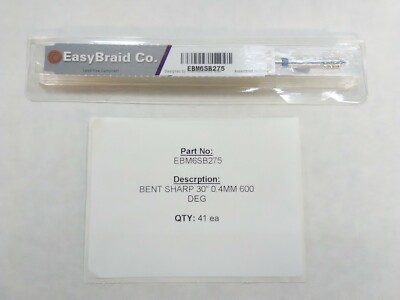 Easybraid Solder Tip EBM6SB275 BENT SHARP 30'' 0.4MM 600 DEG	