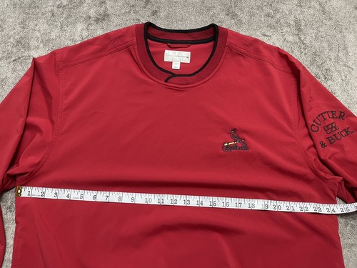 MLB St Louis Cardinals Cutter & Buck WeatherTec Jacket Men’s L - Picture 5 of 7