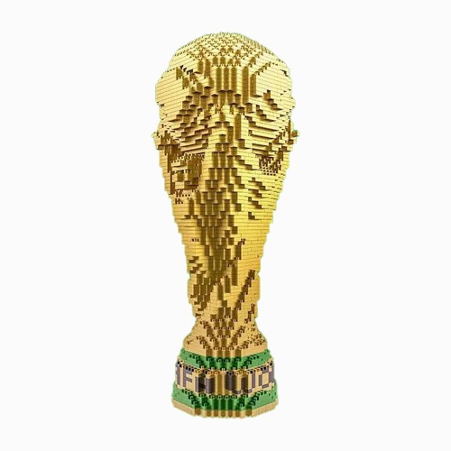 Architecture Micro Mini Blocks World Cup Trophy Model Building Set-(4000+