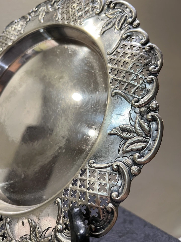 Plato plateado vintage de los príncipes Mappin & Webb (Londres y Sheffield) Foto 3 de 4